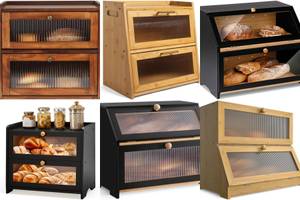 5-Tier Double Layer Bread Box: Keep Your Bread Fresh