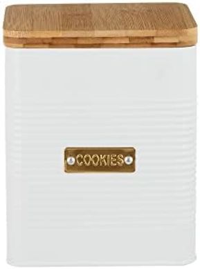 Typhoon Otto White Square Cookie Jar (2.8-Quart)
