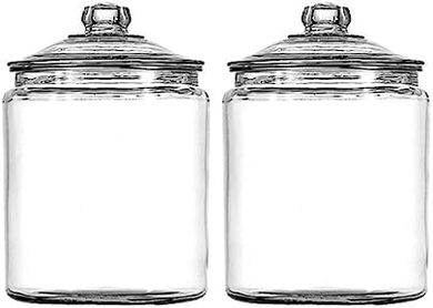 Anchor Hocking Heritage Hill Gallon Glass Jars (2-pack)
