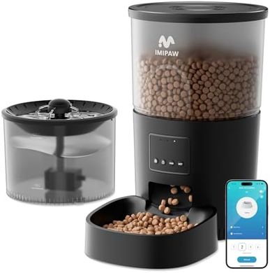 Smart WiFi Cat Feeder & Fountain (3L, Programmable)
