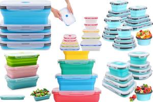 Space-Saving Solution: 5 Collapsible Food Containers