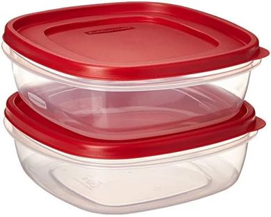 Rubbermaid 9-Cup Red Food Storage Containers (2)
