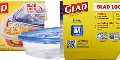 Glad Medium Square Food Storage Containers (5-pack, 25 oz)
