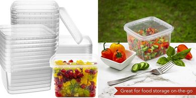 NYHI 16oz Disposable Clear Deli Containers (20-pack)
