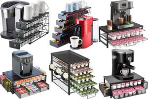 Sleek & Stylish 5-Tier Coffee Pod Organizer