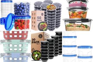 Round Food Containers: 5 Sizes for Every Need