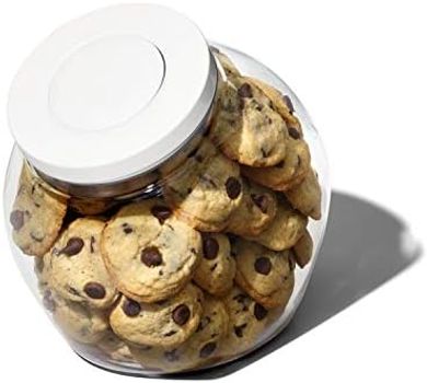 OXO Good Grips 3-Qt Airtight Cookie Jar (White/Clear)
