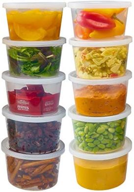 DuraHome Leakproof Food Storage Containers (40 Pack, 16 oz)
