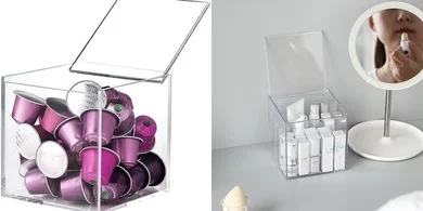 Nespresso Vertuoline & K-Cup Coffee Pod Organizer with Lid