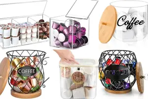 5-Pod Coffee Holder with Lid: The Ultimate Organizer