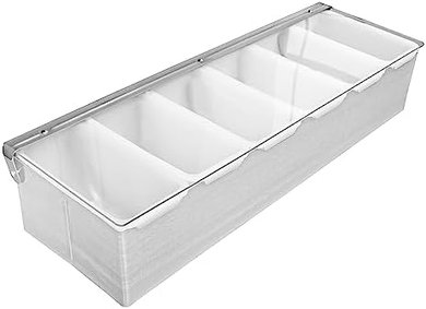 Star Foodservice 6-Compartment Stainless Steel Condiment Dispenser