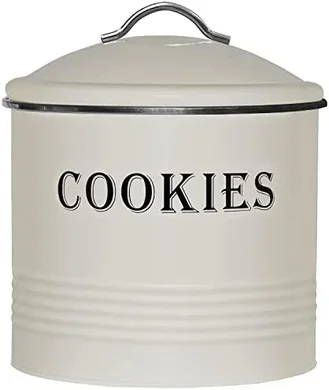 Airtight Vintage Blue Donut Cookie Jar for Gifting