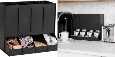 Mind Reader 120-Pod Coffee Pod Dispenser (Black)