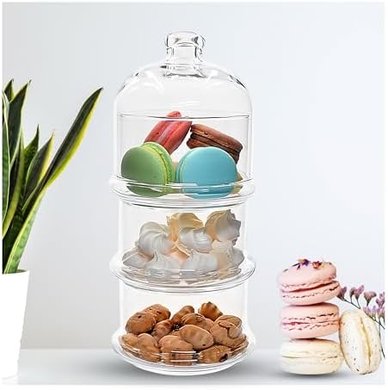 Stackable Glass Jars: Kitchen & Bath Organizers