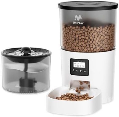 Smart 3L Auto Cat Feeder & Water Fountain (1-6 Meals)