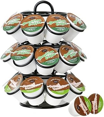 Rotating K-Cup & Dolce Gusto Pod Organizer (27 Pods)