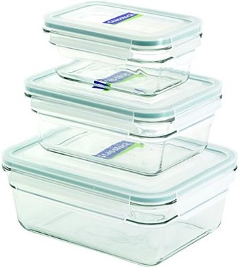 Glasslock Oven-Safe Rectangle Container Set (6-Piece)