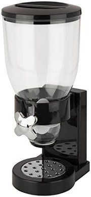 Honey-Can-Do Black Chrome Single-Serve Food Dispenser