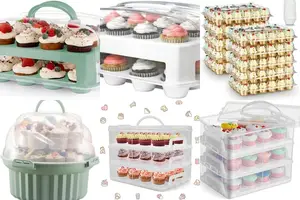 5-Tier Cupcake Carrier for Jumbo Cupcakes